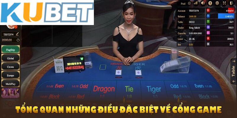 Tổng quan những điều đặc biệt về cổng game Rồng Hổ KUBET