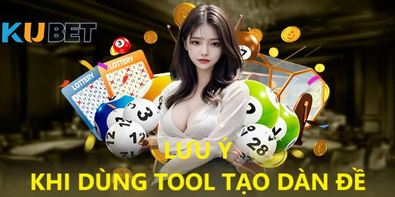 Lưu ý khi sử dụng công cụ tạo dàn đề